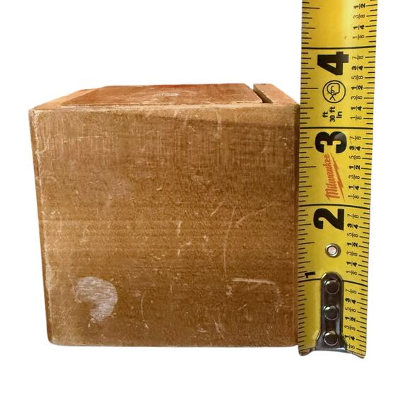 Vintage Creative Playthings Japan Wood Toy Clown in Box Jack-in-the-Box Clown - Picture 10 of 11